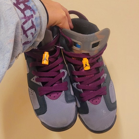 AIR Jordan 6  Burgundy Size 5.5Y - Picture 5 of 5